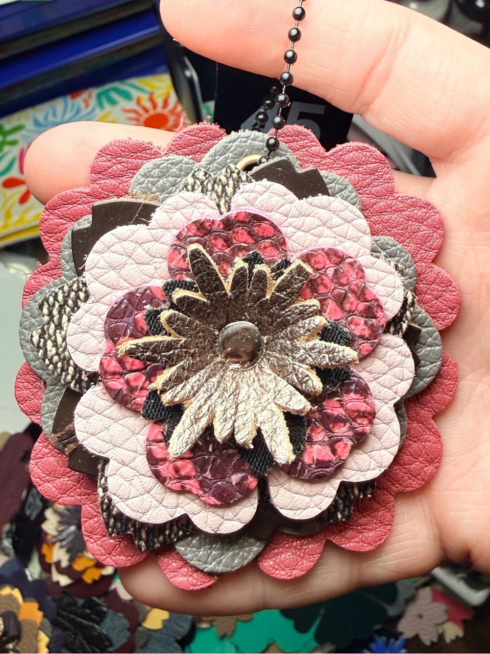 Handmade Floral Charm
